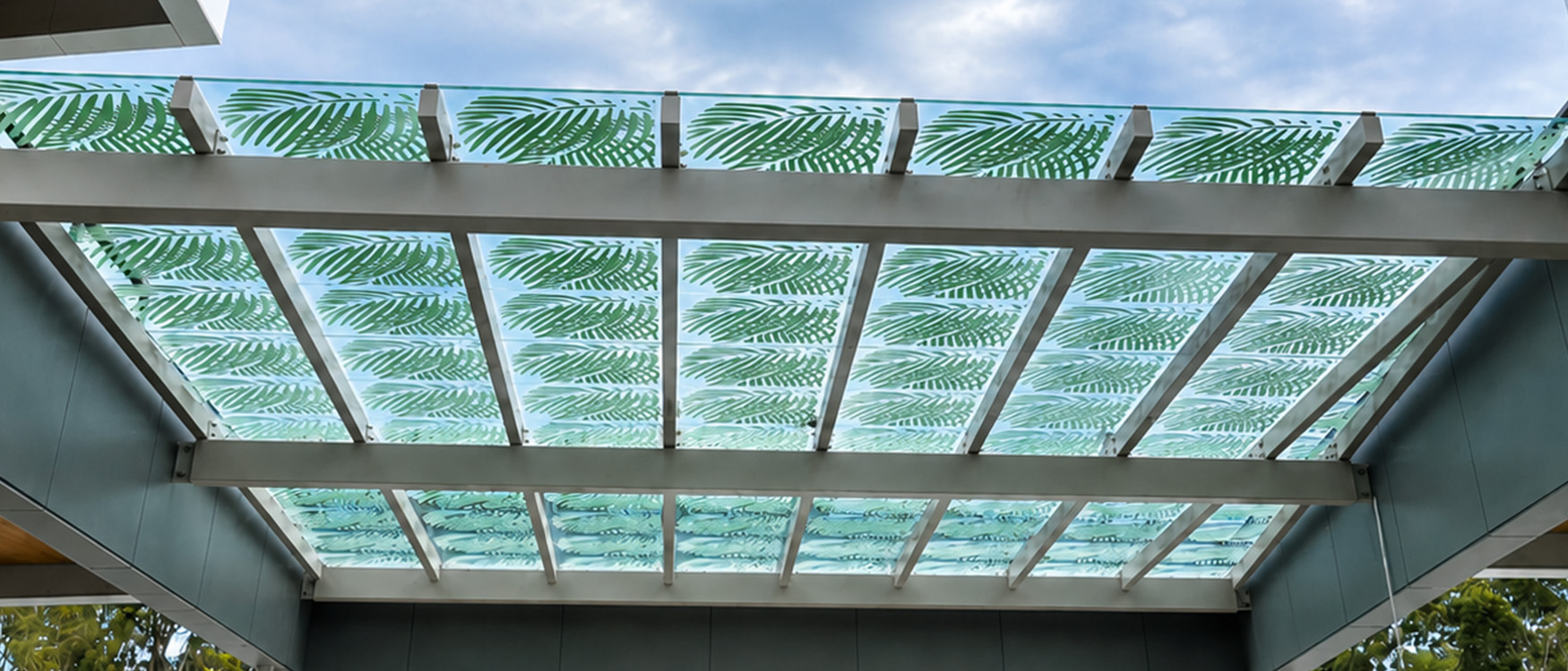 Commercial glass roof 