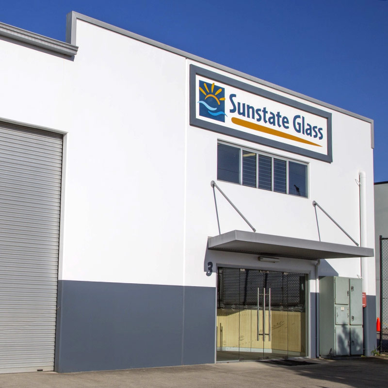 Sunstate Glass commercial shopfront and business premises